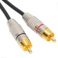 thumbnail image 4 of 2 RCA Male to 2 RCA Male o Cable with Aluminum Alloy Connector for Xbox 360, Black, 1m, 4 of 4