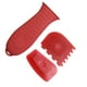 thumbnail image 2 of Naiovety Protector de mango de 3 piezas, soportes de raspador de plástico con aislamiento térmico, vajilla de cocina resistente al desgaste, repuesto Herramientas y accesorios para hornear rojo Naiovety HA061643-01, 2 of 6