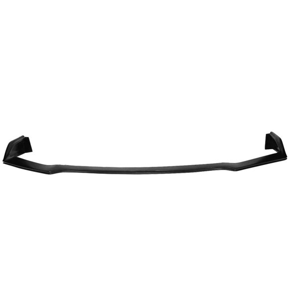 IKON MOTORSPORTS, Front Bumper Lip Compatible with 2017-2021 Honda Civic Hatchback Si Coupe Sedan, 10TH GEN TR Style Unpainted PU Air Dam Chin Spoiler