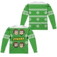 thumbnail image 1 of Impractical Jokers Ugly Sweater (Front Back Print) Long Sleeve Adult Poly Crew White, 1 of 3
