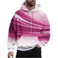 thumbnail image 2 of Yanghang Hoodies Men Casual Fashion Hooded Sweatshirts Round Neck Print Pullover Long Sleeve Tops Sweatshirt, 2 of 6