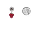 thumbnail image 3 of Delight Jewelry Silver-tone Large Enamel Strawberry - Two-tone Daisy Flower Post Earrings, 3 of 4