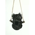 thumbnail image 3 of Resin Hanging Raccoon Garden Statue Solar LED Eye Lights Animal Yard Decoration, 3 of 3