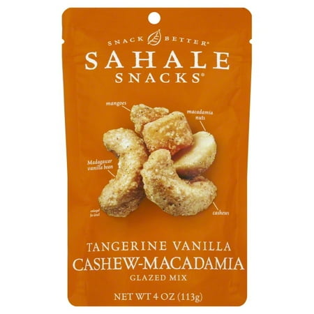 UPC 893869000034 product image for Sahale Snacks Tangerine Vanilla Cashew-Macadamia Glazed Mix, Gluten-Free Snack,  | upcitemdb.com