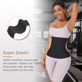 thumbnail image 4 of Entrenador de cintura para mujeres debajo de la ropa Vendaje de cintura con envolturas de barriga de bucle para tamaño libre de estómago Ormromra  CZJP-HY9, 4 of 8