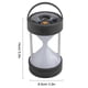 thumbnail image 2 of Lámpara Led Portátil Para Acampar, Lámpara De Reloj De Arena Recargable Por Usb, 4 Modos De Luz, Luz De Emergencia Solar Para Exteriores Yuarrent HA037867-00, 2 of 6
