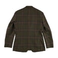thumbnail image 2 of Tallia Mens Slim Fit Wool Blend Two Button Blazer Jacket, Brown, 40 Regular, 2 of 2