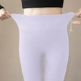 thumbnail image 5 of FNFYFH Women's Fleece Leggings Thermal Underwear Bottom Seamless Comfy Tummy Control Base Layer Pants, 5 of 7