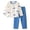A-Blue, variant on NIEWTR Toddler Long Sleeve Pajamas Set 2PC Outfits Soft Pullover and Elastic Waist Long Pants Breathable for Girl Girl 2T-5T(A-Yellow,3-4 Years)