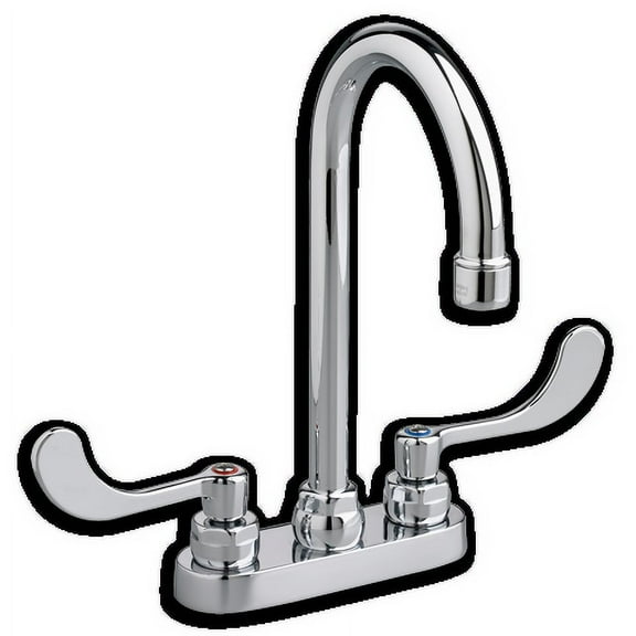 American Standard Monterrey 4 in. Centerset 2-Handle 1.5 GPM Gooseneck Bathroom Faucet with Limited Swivel Spout in Polished Chrome