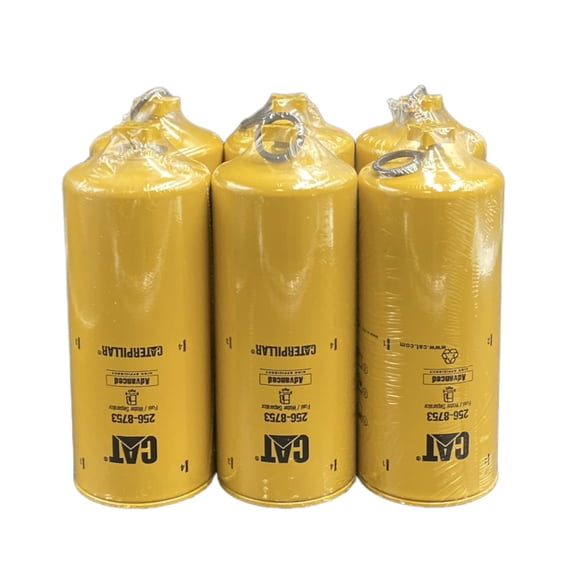 2568753 Fuel Water Sep. High Efficiency For Caterpillar Eng. 256-8753 Pack of 6