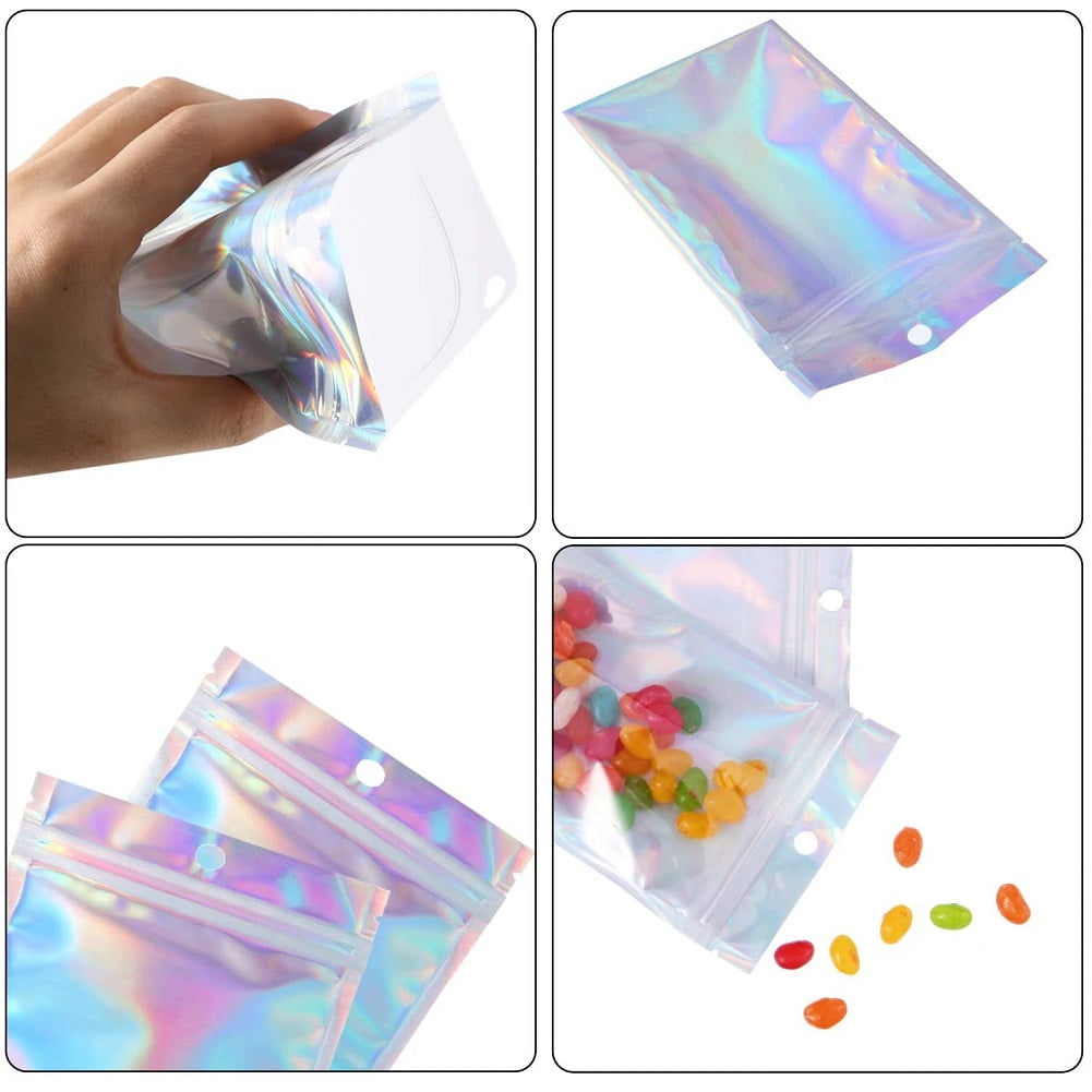clear holographic bum bag | festival fanny pack | amika uk