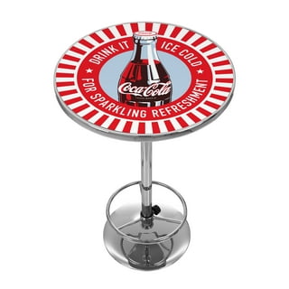 Coca Cola Pub Table And Bar Stools Set Coca Cola Kitchen Table