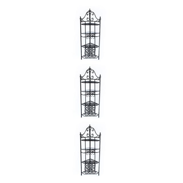 Vogacara Estante de vino triangular, regalo para niños, juego de soporte de vino, Mini decoraciones para el hogar, suministro decorativo para Type1 NO1