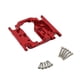 thumbnail image 1 of Base de la caja de cambios de aleación de aluminio 6061, accesorios, piezas de mejora, soporte de caja de cambios para D90 Rojo, 1 of 8