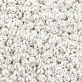 thumbnail image 1 of 8/0 Perles de Semence Tchèques Argentées Métalliques 40 Grammes, 1 of 1