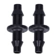 thumbnail image 1 of Drip Irrigation Connector, ABS Straight Hose Adapter 2-Way  For Farm, 1 of 8