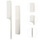 thumbnail image 3 of 2pcs Stainless Steel Combs Hair Cutting Comb Hair Shearing Comb Haircut Supplies Accessories for Men Women (Silver), 3 of 6