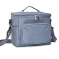 thumbnail image 1 of Insulated Lunch Bag- Lunch Box Cooler Tote Bag for Office Work School Picnic - grey, 1 of 5