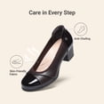 thumbnail image 6 of DREAM PAIRS Women's Pumps Low Chunky Arch Support Heels, 6 of 8