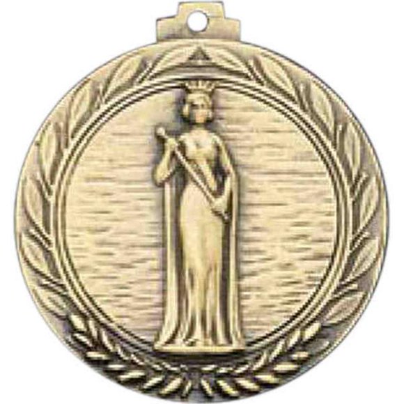 Awards Etc. ABEAUTY BEAUTY QUEEN MEDALLION with RIBBON - Pack of 10