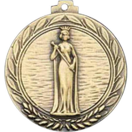 Awards Etc. BEAUTY QUEEN MEDALLION with RIBBON - Pack of 100