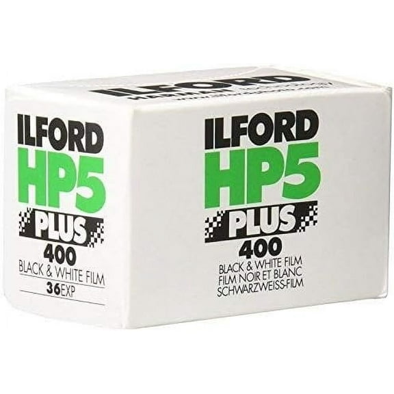 Ilford 1574577 HP5 Plus, Black and White Print Film, 35 mm, ISO 400, 36 Exposures 2-Pack