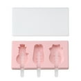 thumbnail image 2 of Dream Lifestyle Reusable Silicone Popsicle Molds, Cute Animal Shap Ice Pop Molds for Kids, Cake Ice Cream Popsicle Maker for Summer, Easy Release & PBA Free, 2 of 8