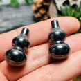 thumbnail image 4 of 3-Pack Natural Hematite Quartz Carving Gourd Reiki Restoration -, 4 of 9