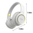 thumbnail image 3 of COFEST Electronics,Bluetooth Headphones Over Ear,Wireless Headphones With Microphone,Foldable Lightweight Headset,Gaming Headset,White,, 3 of 9