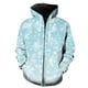 thumbnail image 1 of Sudadera con capucha y cremallera para hombre, diseño de copos de nieve de invierno, estilo urbano, para adolescentes, informal, de primavera, estilo Harajuku, con estampado 3D y capucha., 1 of 6