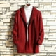 thumbnail image 2 of Abrigo clásico de lana para hombre, talla grande, cálido, de invierno, con una sola botonadura, largo, informal, ajustado, s202412241053, 2 of 3
