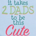 thumbnail image 2 of CafePress - 2 Dads To Be This Cute Infant Bodysuit - Baby Light Bodysuit, Size Newborn - 24 Months, 2 of 4