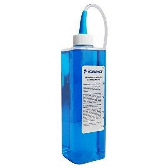 koolance liq-702bu-b koolance 702 liquid coolant, high-performance, uv blue, 700ml (24 fl oz)