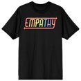 thumbnail image 1 of Pride - Empathy Black T-Shirt, 1 of 2