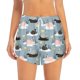 thumbnail image 2 of Balery Swan Princess On Lake Pantalones cortos deportivos para mujer con forro y dos bolsillos, elásticos, para entrenamiento, gimnasio, yoga-XX-Large, 2 of 7