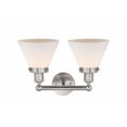 thumbnail image 2 of 616-2W-SN-G41 Innovations Lighting Cone - 2 Light Bath Vanity In Industrial Style-10 Inches Tall and 15.5 Inches Wide-Brushed Satin Nickel, 2 of 2