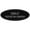 Black / Silver, variant on Signs ByLITA Oval Smile You're on Camera Sign - Laser-Engraved Lettering | Durable ABS Plastic | Vibrant Colors | Powerful Foam Tape (Brushed Silver) - Medium