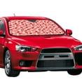 thumbnail image 2 of Kdxio Cute Strawberry Print Front Windshield Sun Shade,Folding Auto Sunshade for Car Truck SUV-Medium, 2 of 7