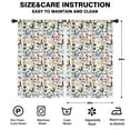 thumbnail image 2 of Blackout Kids Curtains,Butterfly Colorful Insect Pattern Childrens Insulated Curtains Set Of 2,Bedroom Essentials,Toddler Room Decor 52"x84", 2 of 5