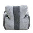 thumbnail image 3 of Leumius Bean Bag Chair,Comfy Teddy Beanbag Chair with a Color-Block and Heart-Shaped Backrest,Large Reading Chair for Living Room, Bedroom, ApartmentGray, 3 of 4