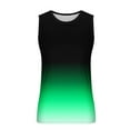 thumbnail image 3 of Bufgaceh Men's Ombre Tank Tops Beach Novelty Gradient Color Sleeveless T Shirts Hawaiian Summer Vacation Workout Tanks Tees, 3 of 4