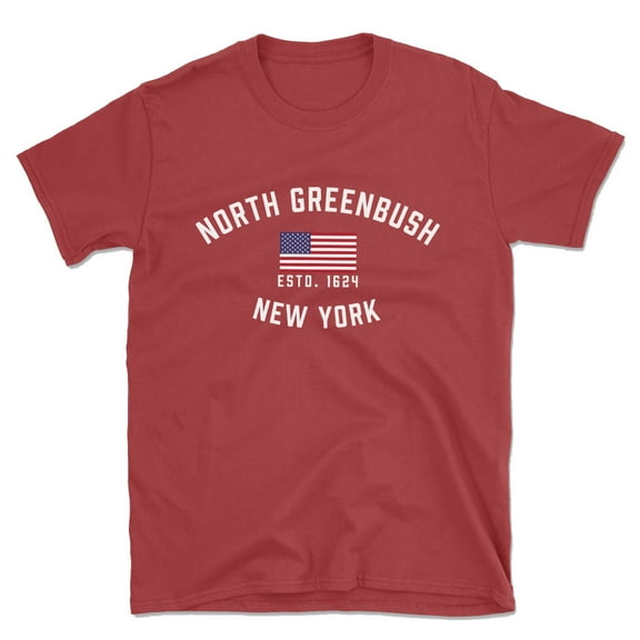North Greenbush New York Patriot Men's Cotton T-Shirt