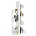 thumbnail image 1 of Giantex 8-Tier Bookshelf, Display Shelf & Multipurpose Storage Shelf, Space-Saving Bookcase, Storage Holder Rack for Home/Office, White, 1 of 6
