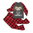 thumbnail image 1 of 2023 Pyjamas de Noël Assortis pour la Famille, Pyjamas en Velours pour Hommes, 1 of 5