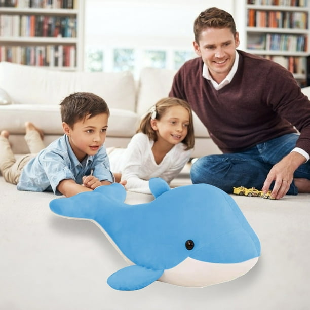 Juguetes, Peluches, Muñecos de peluche, Animales de peluche, 15.7 pulgadas 40 cm Peluche de delfín rosado o azul Muñeco de tela de simulación Muñeco pequeño Niño y niña Regalo de cumpleaños de festiva