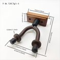 thumbnail image 5 of Colgador de Guitarra de Pared con , Soporte de Madera con Tornillos, Fácil de Instalar, Apto para Guitarras Acústicas, Eléctricas y Bajos., 5 of 5