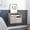 Gray, variant on Wall-Mounted Floating End Table with Drawer / Secure Assembly for Easy Use