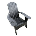 thumbnail image 3 of Sturdy Adirondack Chair with Umbrella Hold / Great for Outdoor and Indoor Comfort, 3 of 3