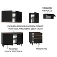 thumbnail image 4 of Cocina Integral Completa Modular Madesa Reims 250cm Negro 03, 4 of 10